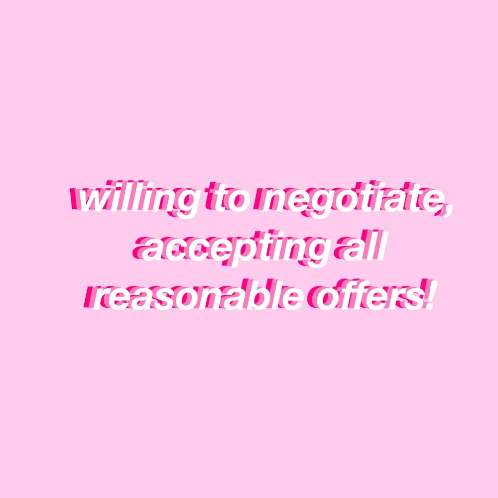 PRICES NEGOTIABLE